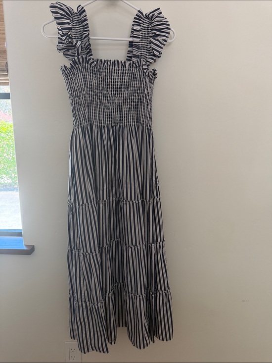 Hill House Dresses & Skirts - Hill House Navy and White Striped Maxi Dress